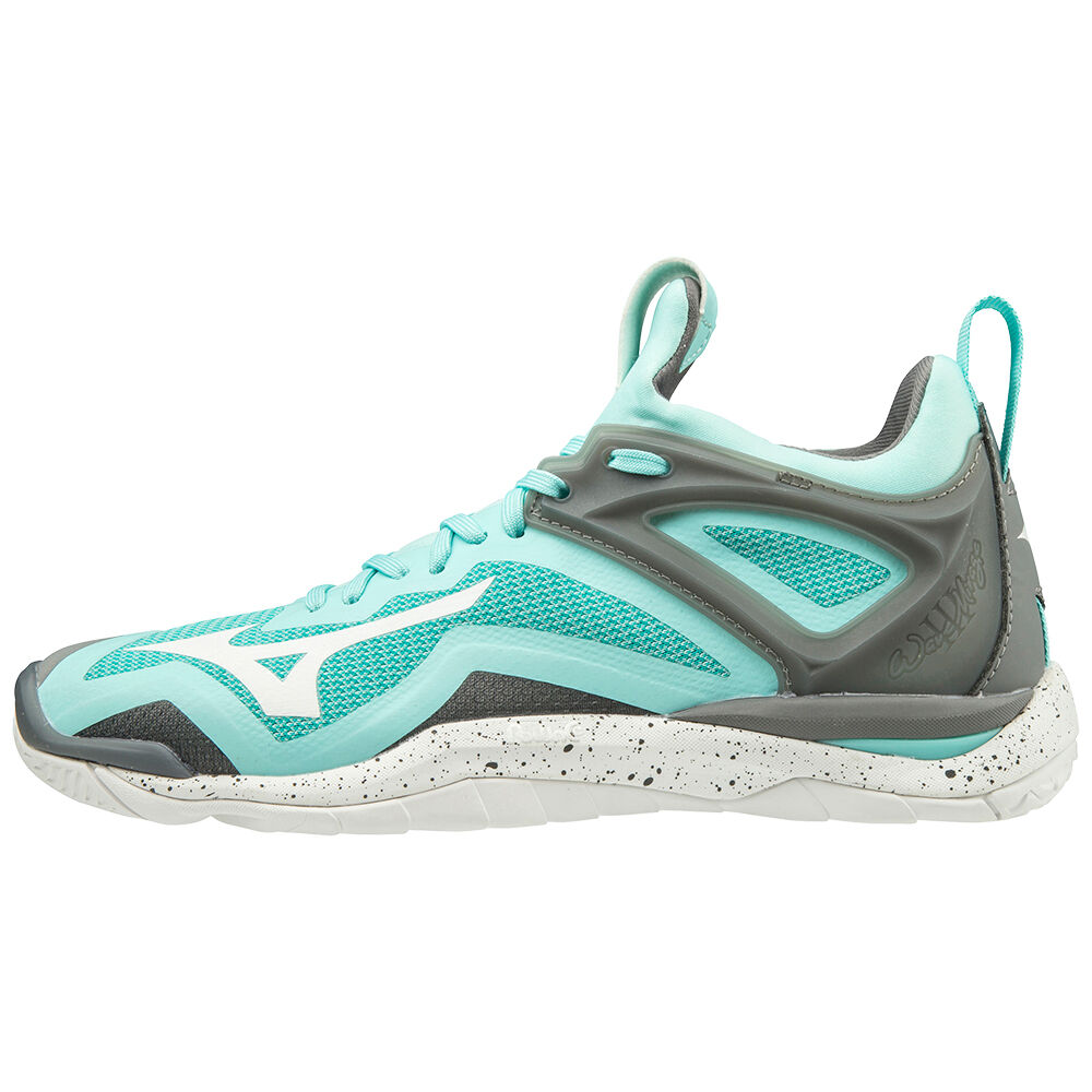 Tenis Handebol Mizuno WAVE MIRAGE 3 - Mulher - Azuis/Branco/Cinzentas - MEZXD5614